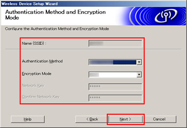 Authentication Method and Encryption Mode
