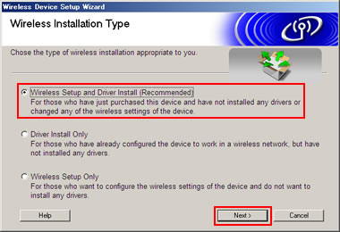 Wireless Installation Type