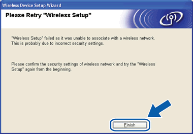 Versuchen Sie Die Wireless-Einrichtung Erneut