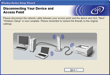 Check your machine's wireless status by printing the Printer Settings page