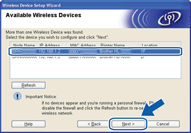 Available Wireless Devices