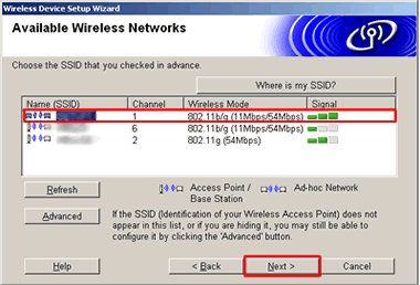 Available  Wireless Networks