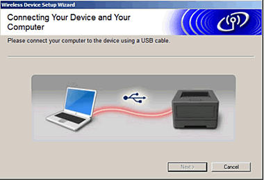 Configurar la máquina Brother en una red inalámbrica (Wi-Fi) con un cable  USB, utilizando el CD-ROM suministrado. | Brother