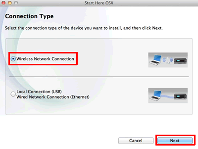 Choose Wireless Network Connection