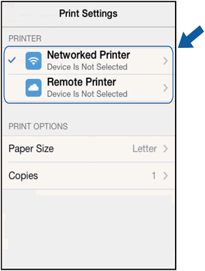 Select Printer