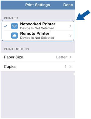 Select Printer