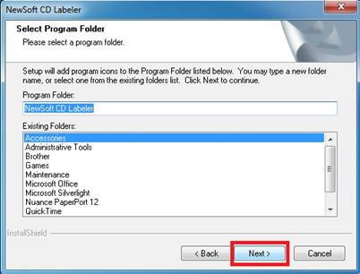 Installer le logiciel NewSoft CD Labeler sur Windows. | Brother
