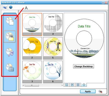 Utilizar el programa NewSoft CD en un Windows. | Brother