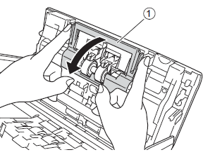 Pull the Reverse Roller Cover down