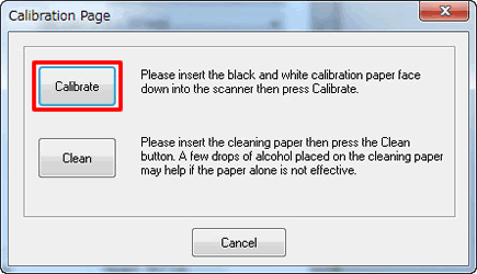 calibration sheet for plustek scanner