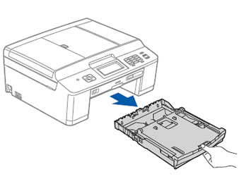 Pull out paper tray