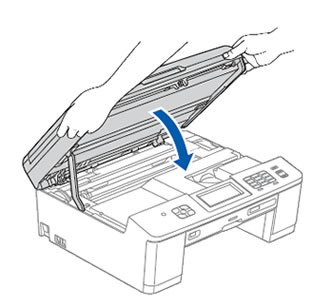 Close scanner cover