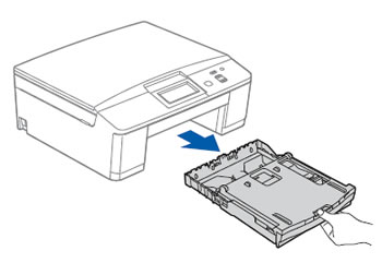 Pull out paper tray