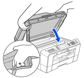 Close scanner cover