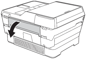 Open manual feed slot cover