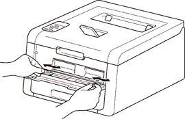 Slide manual feed paper guides