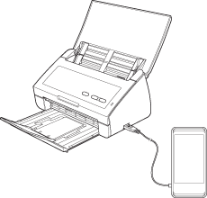 connect machine to mobile device