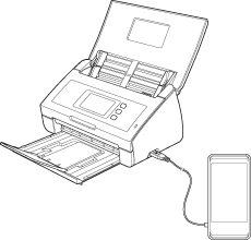 connect machine to mobile device