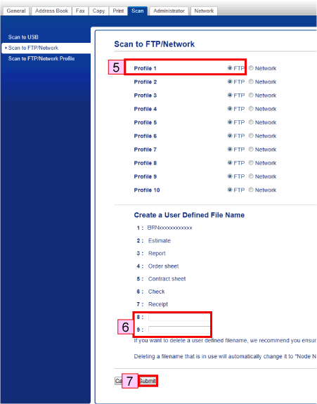 Scan to FTP (Scanare către PC)