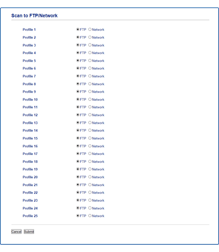 Scan to FTP/Network