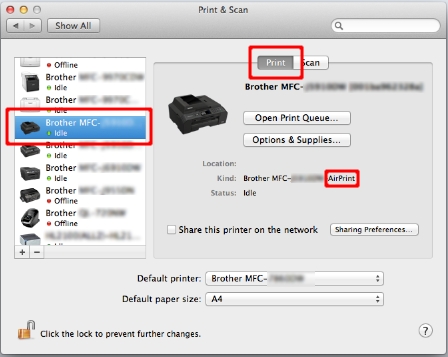 I Cannot Find Some Options In The Print Dialog Box For Os X V10 7 To 10 15 Brother