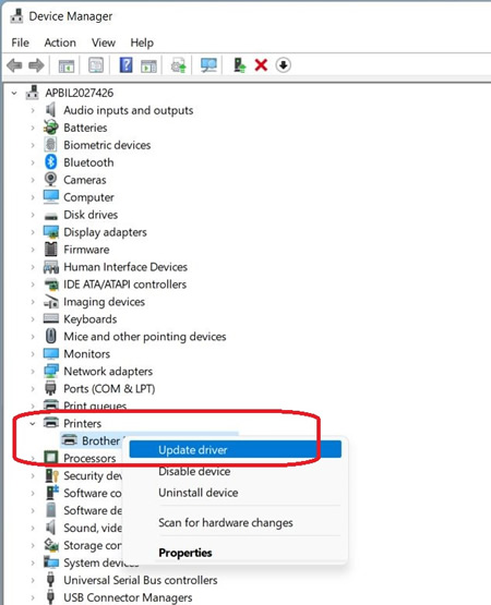 Opdater drivere