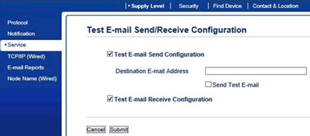 Configurer et utiliser la fonction Numériser vers E-mail Serveur. | Brother