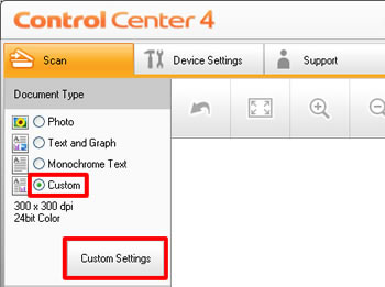 Home Mode - Custom Settings