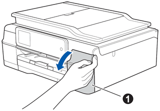 Open the ink cartridge cover