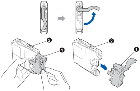 Unpack the ink cartridge