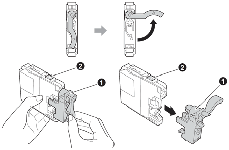 Unpack the ink cartridge