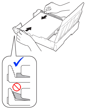 Adjust the paper side guides