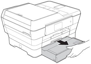 Load paper in the paper tray #2 | Brother