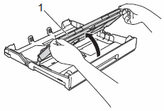 Open the output paper tray cover