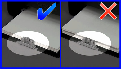 Load paper properly Load paper properly