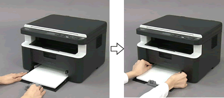 Papiergeleiders bijregelen