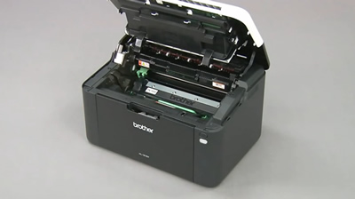 Install the toner cartridge and drum unit