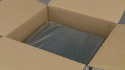 Remove packing foam.