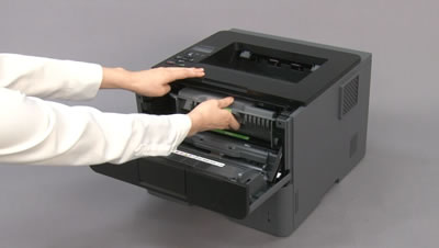 Install drum unit and toner cartridge assembly back into the machine.