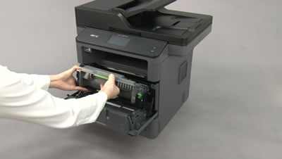 Install the drum unit and toner cartridge assembly back into the machine