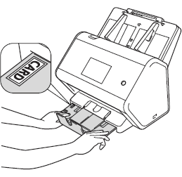 Pull out the output tray