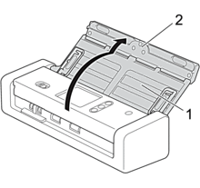 Open the Top Cover and push the flap of the Top Cover firmly back until it sets into place