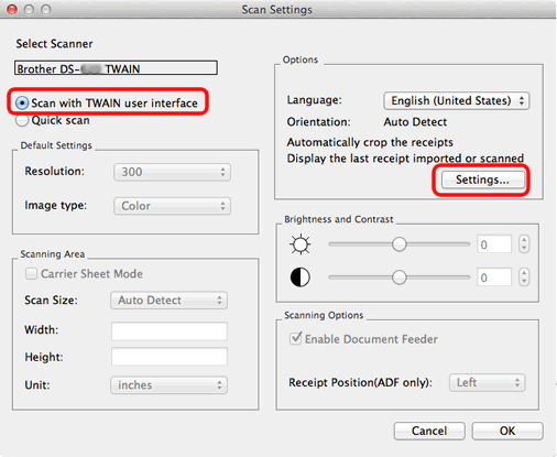 Scan Settings dialog box03