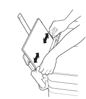 Adjust the MP tray paper guides