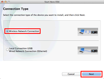 cannot install brother printer driver without usb port