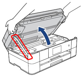 The scanner cover support has come off. (With Video Instructions) | Brother