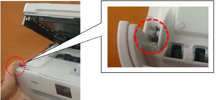 Position to attach cover support