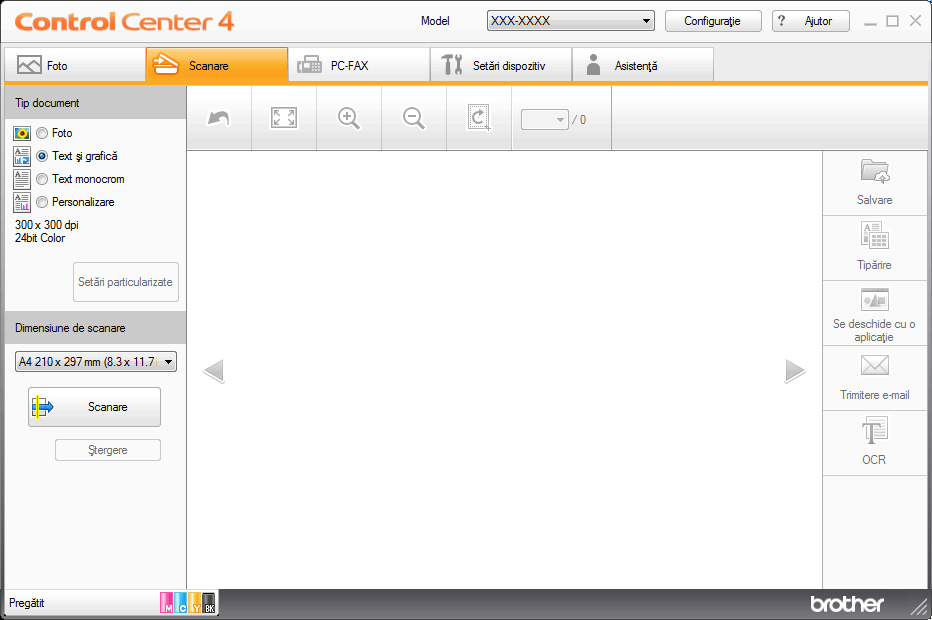 Salvaţi Datele Scanate Intr Un Director Ca Fisier Pdf Utilizand Controlcenter4 Modul Rezidenţial Windows Brother
