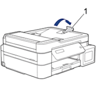 Lift and unfold the ADF document support