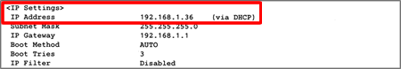 IP Settings